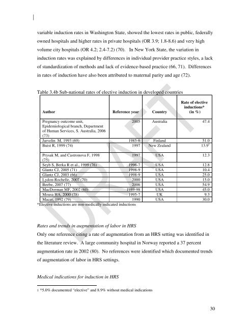 Use of oxytocin and misoprostol for induction or ... - POPPHI