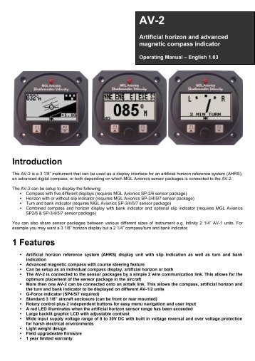 AV-2 Manual - MGL Avionics