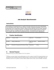 Job Analysis Questionnaire of Library Staff - Owensboro Community ...