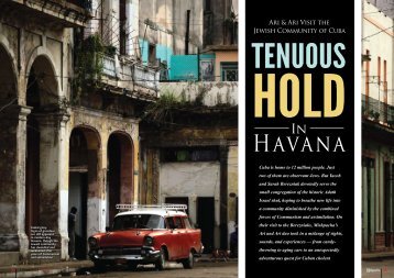 The Jews of Cuba – Mishpacha magazine 2011 - Halachic Adventures