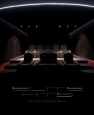 Elite Cinema Seating Brochure - Custom Controls