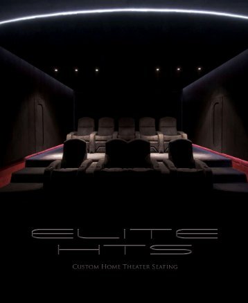 Elite Cinema Seating Brochure - Custom Controls