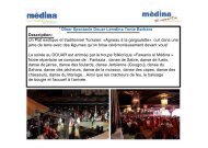 â DÃ®ner Spectacle Douar Lemdina Tente BerbÃ¨re ... - MÃ©dina Events
