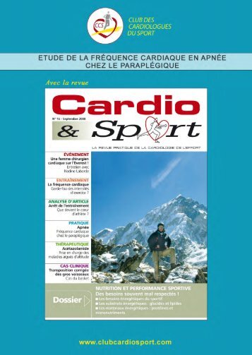 Pratique - Club des Cardiologues du Sport