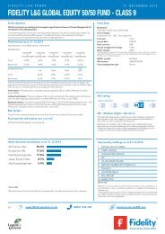 Fid L&G Global Equity 5050 C9 - Fidelity Worldwide Investment