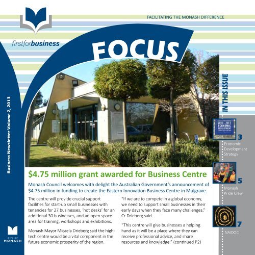 Business Newsletter - Issue 2, 2013 - City of Monash