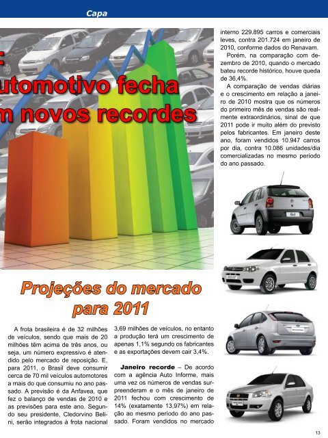 Setor Automotivo fecha 2010 com novos recordes - embrepar