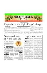 Hoppy beers win Alpha King Challenge - Yeastbank.com