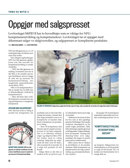 Last ned Finansfokus 05/13 som PDF - Finansforbundet