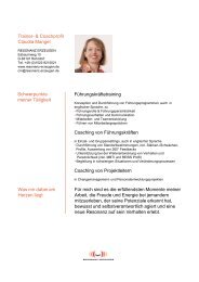 (Microsoft PowerPoint - Trainer und Coachprofil Claudia Mangel ...