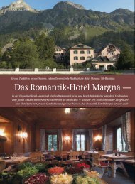 Das Romantik-Hotel Margna — - FLM Kassensysteme AG