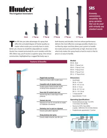 LIT175-SRS Brochure.pdf - Diamond Head Sprinkler Supply