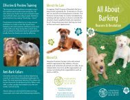 122.HHS Dog Barking Brochure B.indd - Hawaiian Humane Society