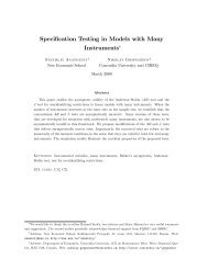 Specification Testing in Models with Many Instruments