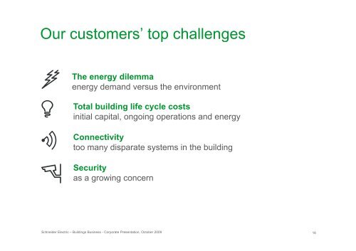 Schneider Electric's Buildings Business presentation PDF 1.91MB