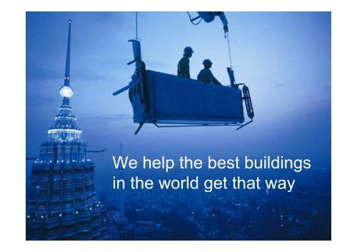 Schneider Electric's Buildings Business presentation PDF 1.91MB