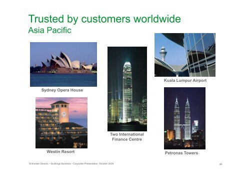 Schneider Electric's Buildings Business presentation PDF 1.91MB