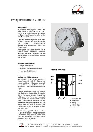 Differenzdruckmeßgerät - Ing. Rolf Heun Meß-Prüf-Regeltechnik ...