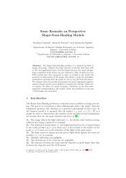 Some Remarks on Perspective Shape-from-Shading Models