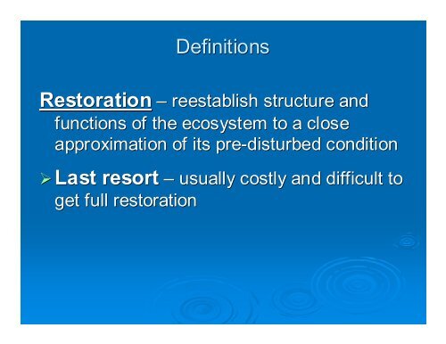 Habitat Conservation (Protection & Restoration) - Ecotrust