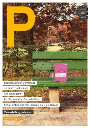 Veranstaltungskalender Bookcrossing in Darmstadt ... - P-Magazin