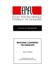 Machine Learning Techniques - LASA