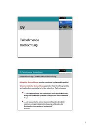 Teilnehmende Beobachtung - Soziologie