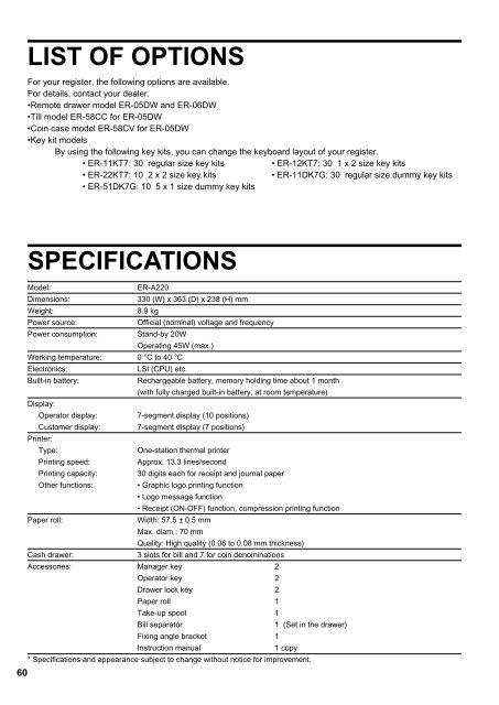 ER-A220 Operation-Manual GB - Sharp