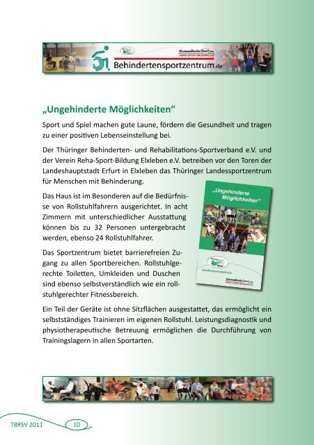 Aus- und Fortbildung im TBRSV eV - Verlag Volker Herrmann ...