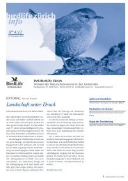 PDF, 779 Kb - BirdLife Zürich
