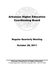 Arkansas Higher Education Coordinating Board