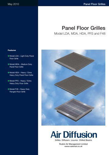 Panel Floor Grilles - Air Diffusion