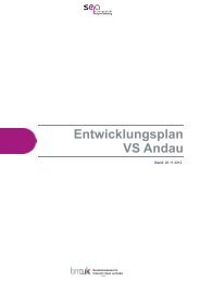 Entwicklungsplan VS Andau - SQA