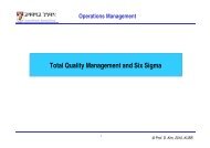 Total Quality Management and Six Sigma