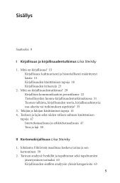 SisÃ¤llys (PDF, 30 kt) - Suomalaisen Kirjallisuuden Seura