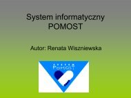 System informatyczny POMOST