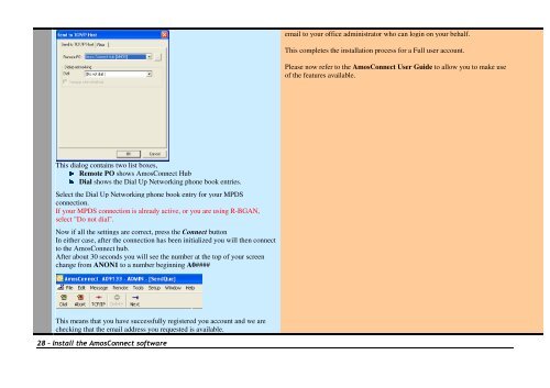 AmosConnect Installation Guide - Delta Wave Communications Inc.