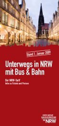 Unterwegs in NRW mit Bus & Bahn