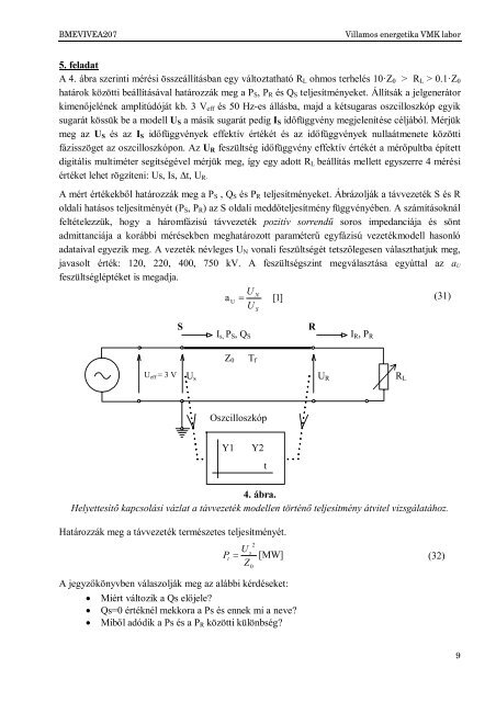 Villamos energetika VMK LaboratÃ³rium