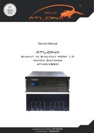 Atlona 8-input to 8-output HDMI 1.3 Matrix Switcher AT-HD-V88M