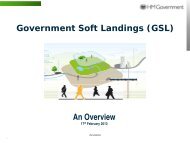 An Overview Government Soft Landings (GSL) - BIM Task Group