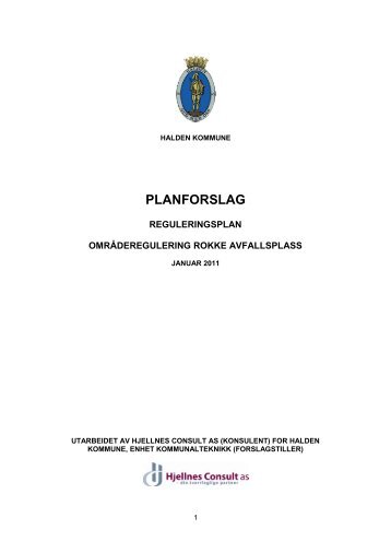 Planbeskrivelse Rokke avfallsanlegg - Halden kommune