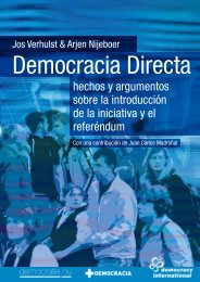 hechos y argumentos sobre la introducción de la iniciativa y el ...