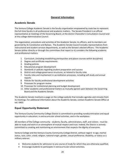 Part-Time Faculty Handbook - Ventura College