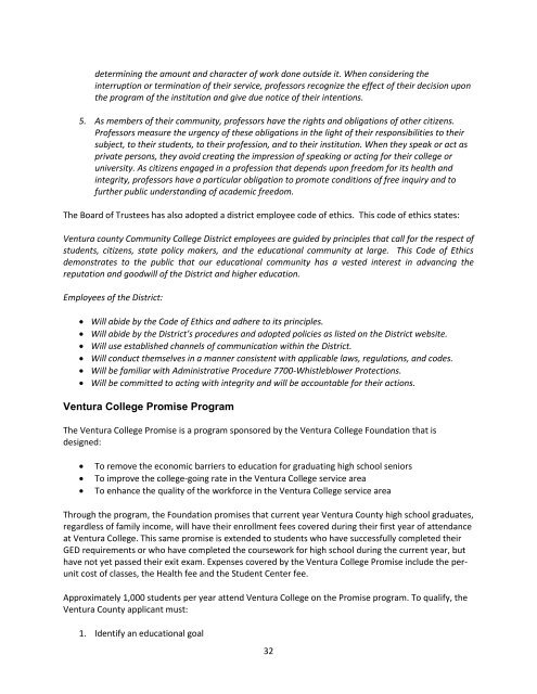 Part-Time Faculty Handbook - Ventura College
