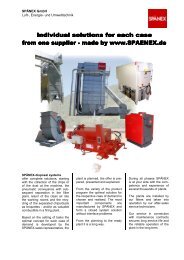 SPÃ„NEX offers complete system solutions from A to Z