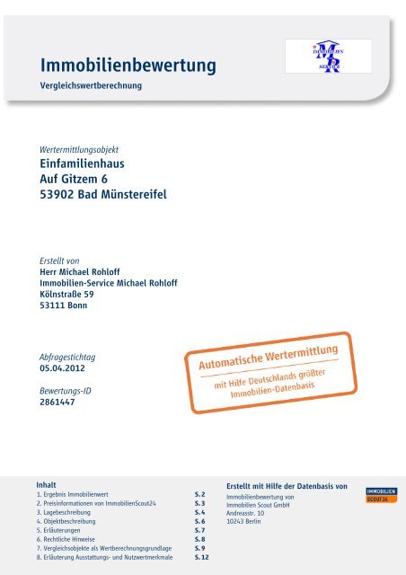 Immobilienbewertung - Immobilien.de