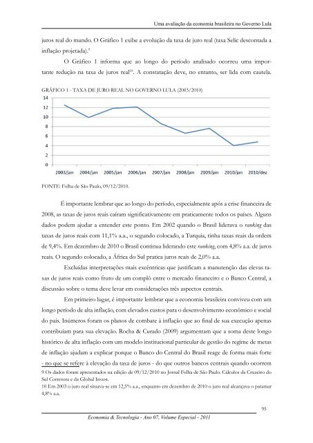 Revista Economia & Tecnologia - Universidade Federal do ParanÃ¡