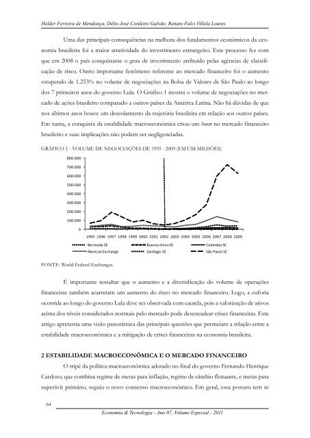 Revista Economia & Tecnologia - Universidade Federal do ParanÃ¡