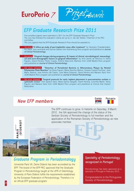 EuroPerio - the European Federation of Periodontology